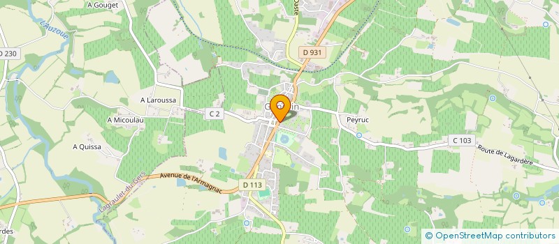 localisation de l'entreprise MADAME ARIANE GONZALES  GONDRIN