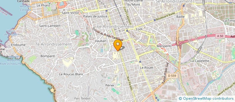 localisation de l'entreprise MADAME ARIANE HUARD  MARSEILLE