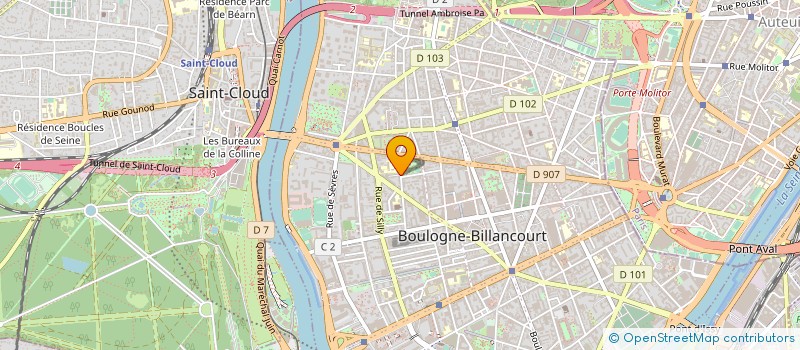 localisation de l'entreprise MADAME ARIANE LEBOIME à BOULOGNE-BILLANCOURT