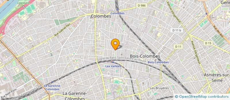 localisation de l'entreprise MADAME ARIANE LEGRAS  COLOMBES