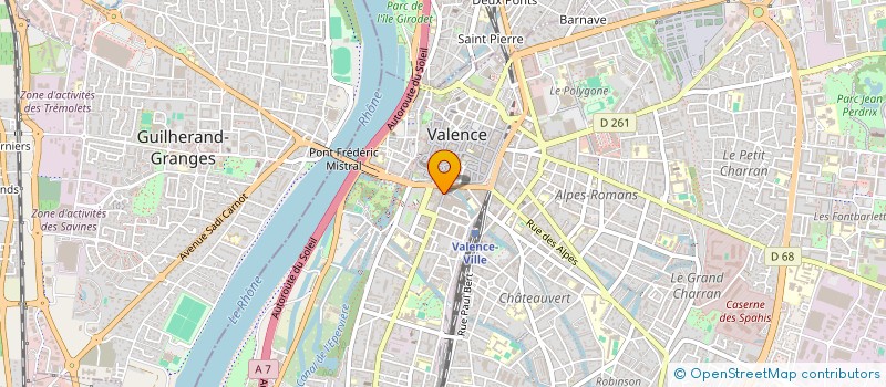 localisation de l'entreprise MADAME ARIANE LOUIS  VALENCE