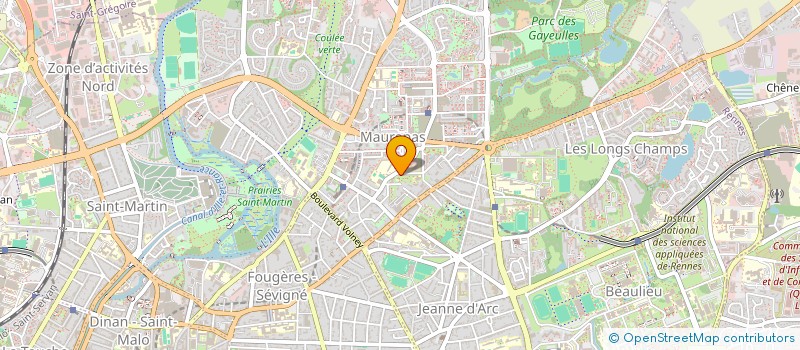 localisation de l'entreprise MADAME ARIANE MARIGOH MBOUA à RENNES