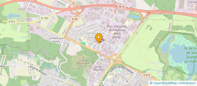 localisation de l'entreprise MADAME ARIANE MICHAL à ELANCOURT