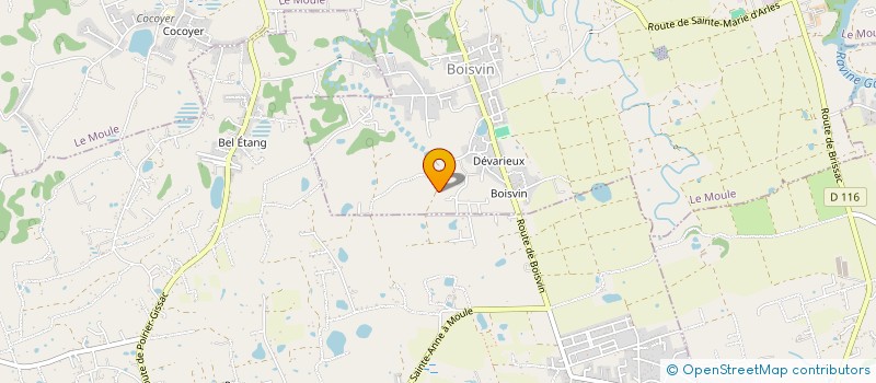 localisation de l'entreprise MADAME ARIANE MONTEIL à LE MOULE