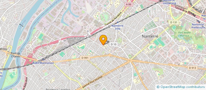 localisation de l'entreprise MADAME ARIANE MUREAU  NANTERRE