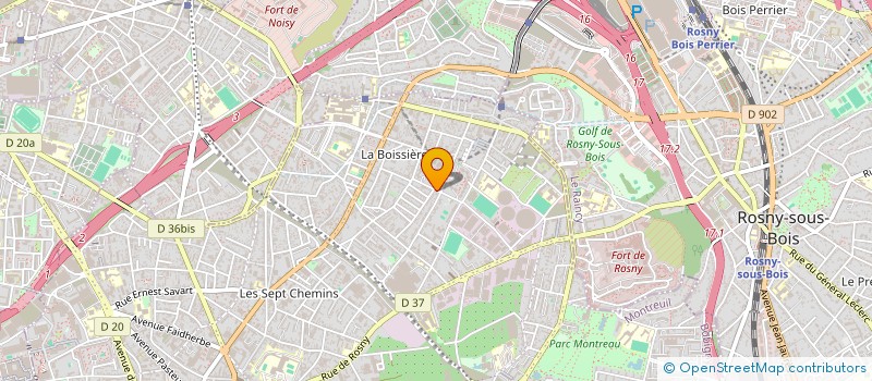localisation de l'entreprise MADAME ARIANE NGANTOU SUNANG à MONTREUIL