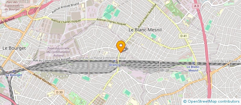 localisation de l'entreprise MADAME ARIANE ONGAN  DRANCY