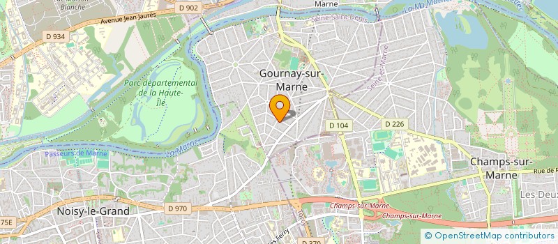 localisation de l'entreprise MADAME ARIANE PAUTOT à GOURNAY-SUR-MARNE
