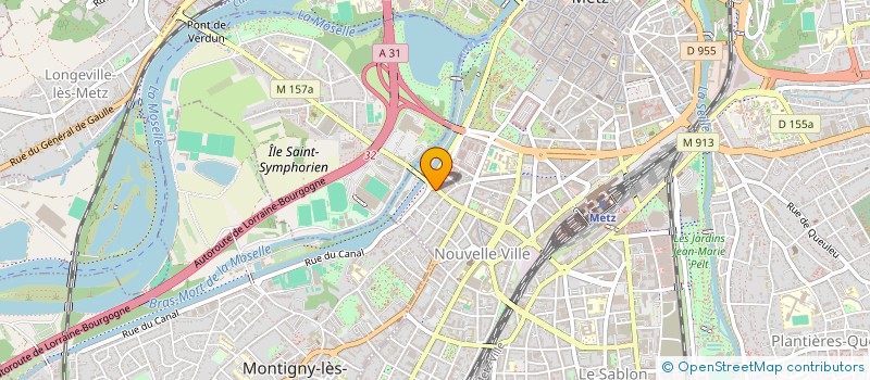 localisation de l'entreprise MADAME ARIANE PERRIN  METZ