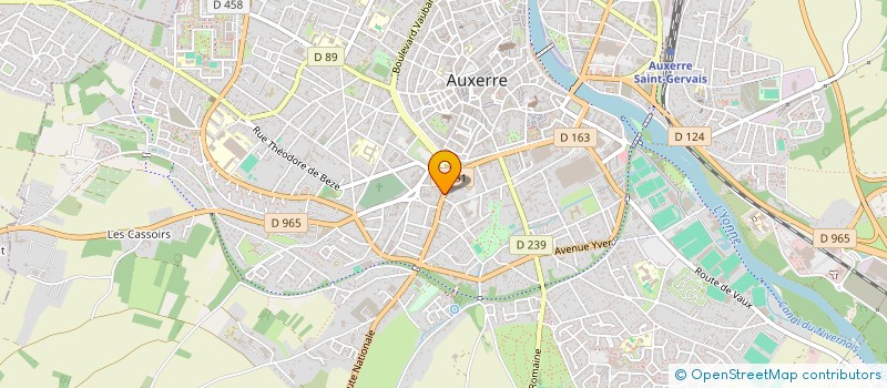 localisation de l'entreprise MADAME ARIANE PIROELLE à AUXERRE
