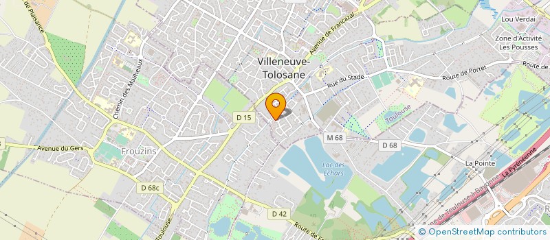 localisation de l'entreprise MADAME ARIANE SAEZ à VILLENEUVE-TOLOSANE