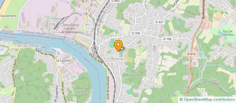 localisation de l'entreprise MADAME ARIANE SOUBEYRAN  BOUCAU