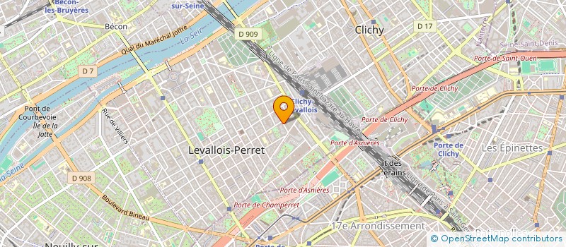 localisation de l'entreprise MADAME ARIANE TOURNAND à LEVALLOIS-PERRET
