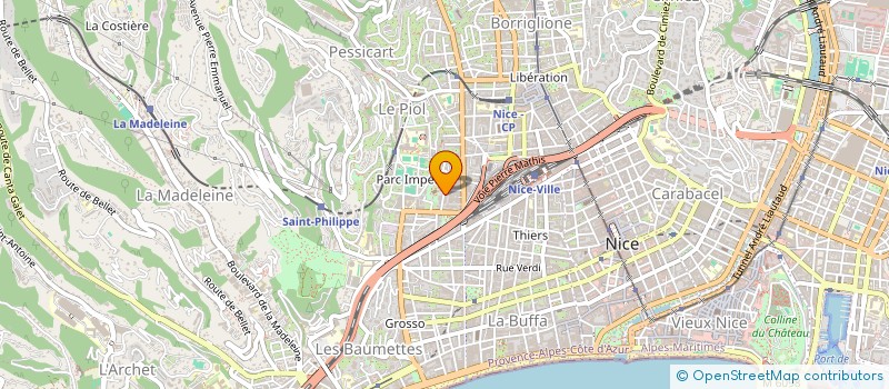 localisation de l'entreprise MADAME ARIANNA MASUTTI à NICE