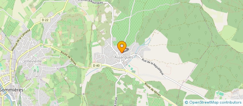 localisation de l'entreprise MADAME ARIANNE DE CURIERES DE CASTELNAU  AUJARGUES