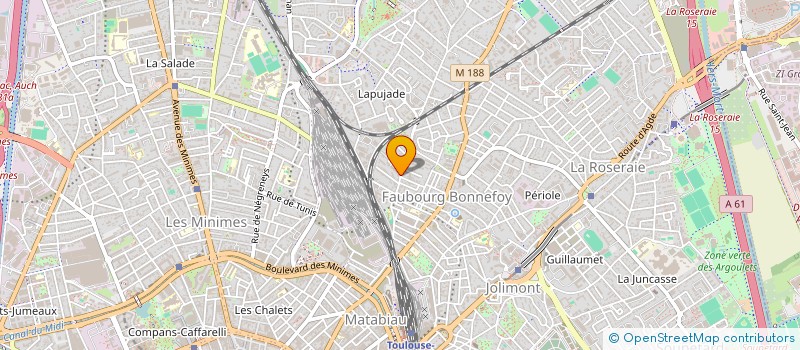 localisation de l'entreprise MADAME ARICIA DUPUIS  TOULOUSE