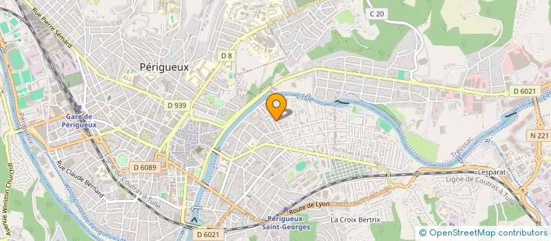 localisation de l'entreprise MADAME ARIDOSSINE MADOGNI  PERIGUEUX