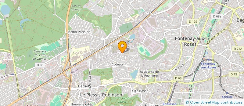 localisation de l'entreprise MADAME ARIEL STARK  LE PLESSIS-ROBINSON