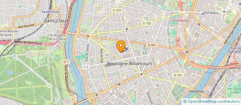 localisation de l'entreprise MADAME ARIELE GANEM à BOULOGNE-BILLANCOURT