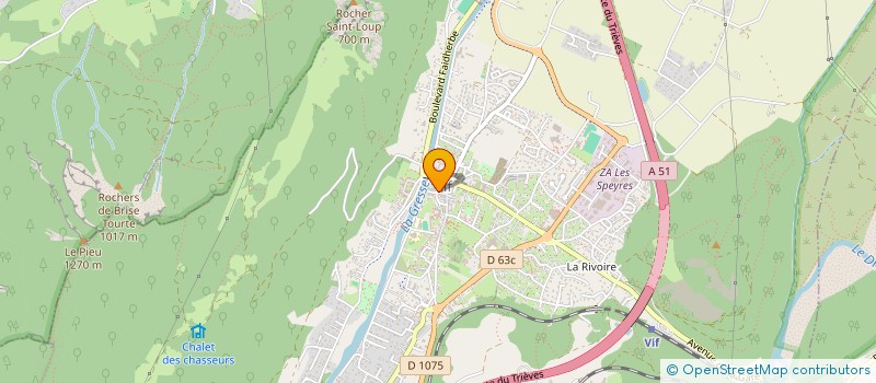 localisation de l'entreprise MADAME ARIELLE AMAT  VIF