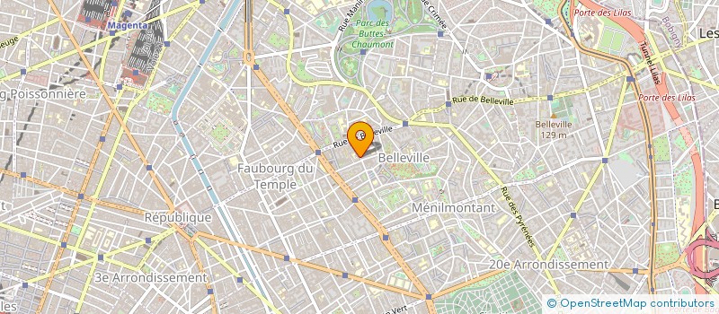 localisation de l'entreprise MADAME ARIELLE BERTRAND  PARIS