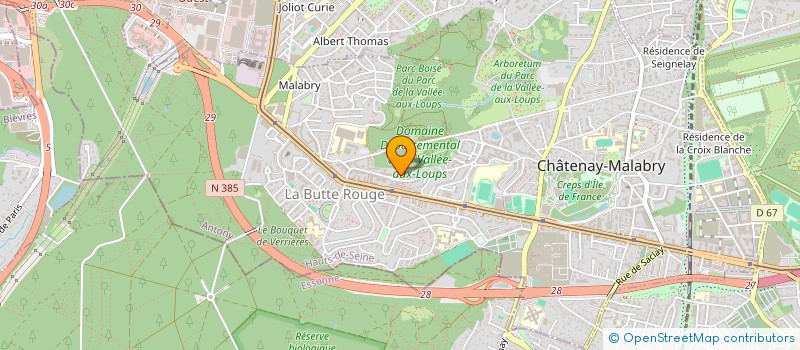 localisation de l'entreprise MADAME ARIELLE BLEYNIE  CHATENAY-MALABRY