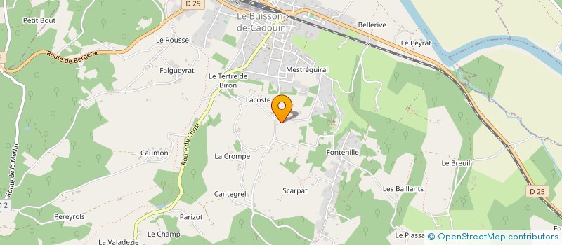 localisation de l'entreprise MADAME ARIELLE BOURRELLIS  MOLIERES