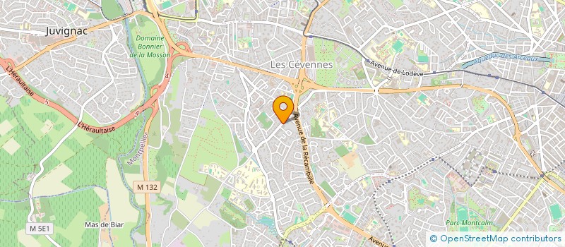 localisation de l'entreprise MADAME ARIELLE BOURY  MONTPELLIER