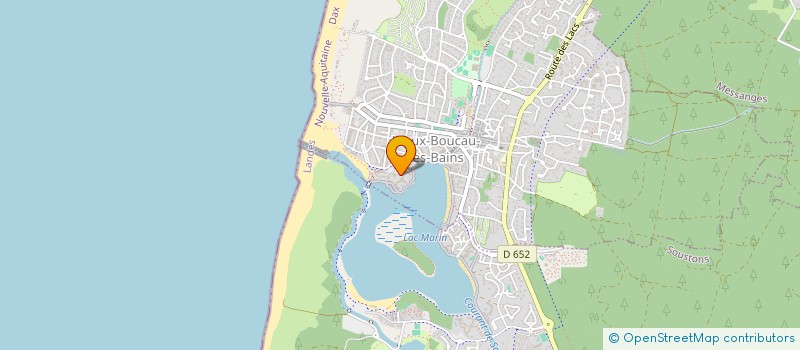 localisation de l'entreprise MADAME ARIELLE DEPAGNAT  VIEUX BOUCAU-LES-BAINS