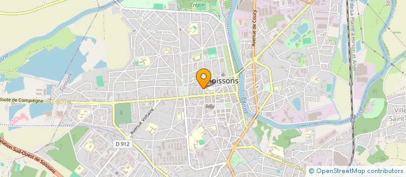 localisation de l'entreprise MADAME ARIELLE DIOT à SOISSONS