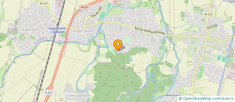 localisation de l'entreprise MADAME ARIELLE ERB  FEGERSHEIM