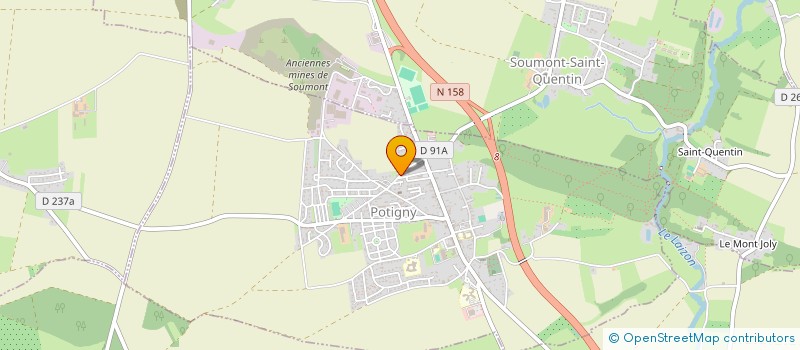 localisation de l'entreprise MADAME ARIELLE HORLOCK  POTIGNY