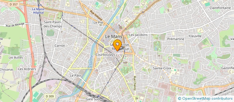 localisation de l'entreprise MADAME ARIELLE JAMOIS  LE MANS