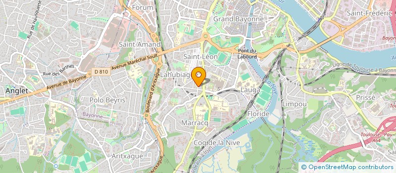 localisation de l'entreprise MADAME ARIELLE MAINHAGU  BAYONNE