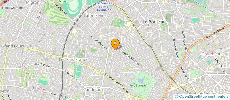 localisation de l'entreprise MADAME ARIELLE MANANA  BORDEAUX