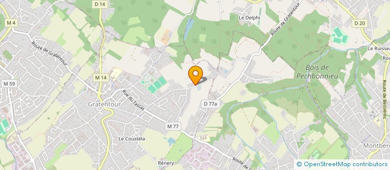 localisation de l'entreprise MADAME ARIELLE MICHAUD  BRUGUIERES