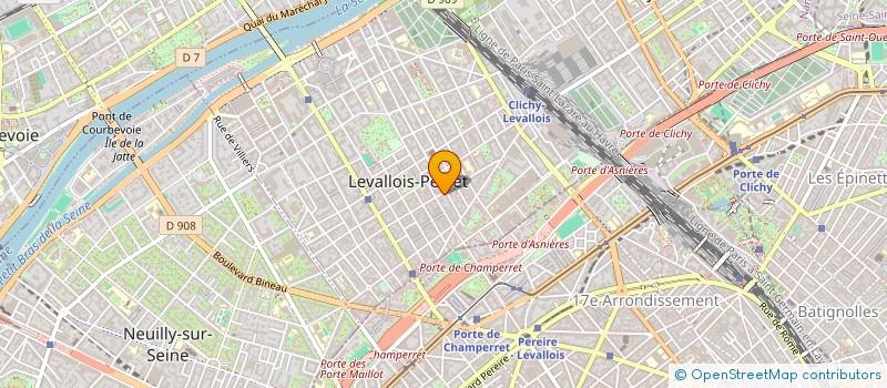 localisation de l'entreprise MADAME ARIELLE PARDO à LEVALLOIS-PERRET