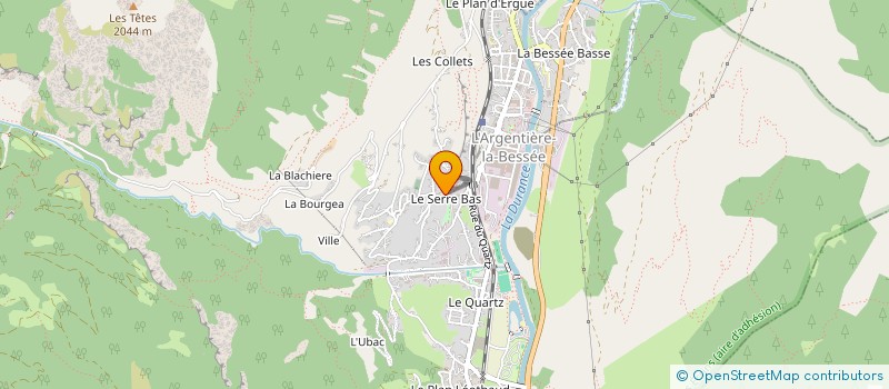 localisation de l'entreprise MADAME ARIELLE PONS  L'ARGENTIERE-LA-BESSEE