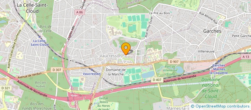 localisation de l'entreprise MADAME ARIELLE RUDES  VAUCRESSON