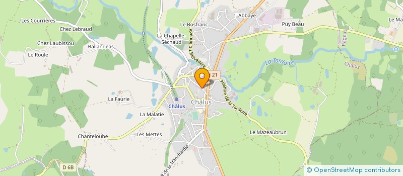 localisation de l'entreprise MADAME ARIELLE RYDIN à CHALUS