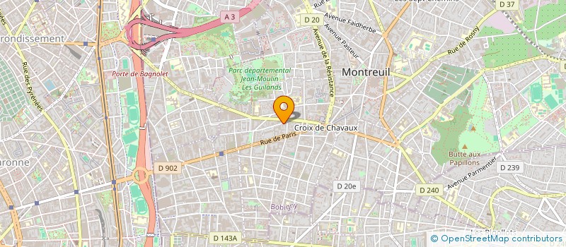 localisation de l'entreprise MADAME ARIELLE TAGNI-SIME à MONTREUIL