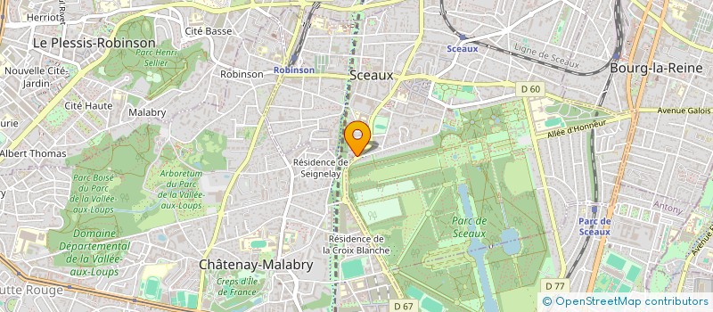 localisation de l'entreprise MADAME ARIFA AZOUANI à SCEAUX