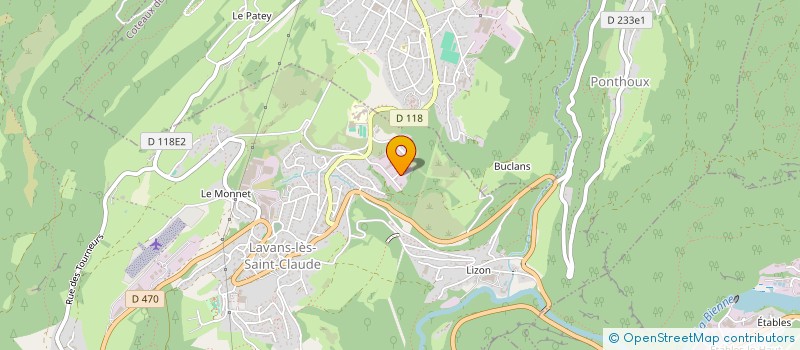localisation de l'entreprise MADAME ARIFE OGUZHAN à LAVANS-LES-SAINT-CLAUDE
