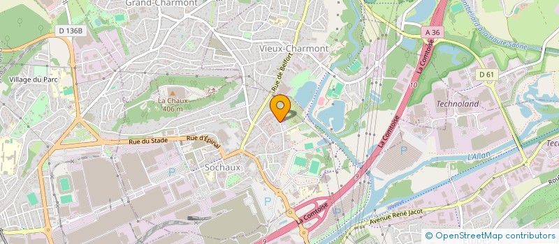 localisation de l'entreprise MADAME ARIJANA PAPUCIC  SOCHAUX