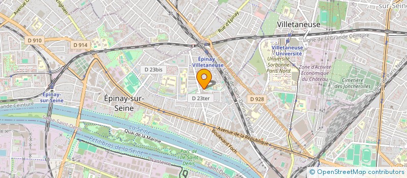 localisation de l'entreprise MADAME ARINA CALMIS à EPINAY-SUR-SEINE