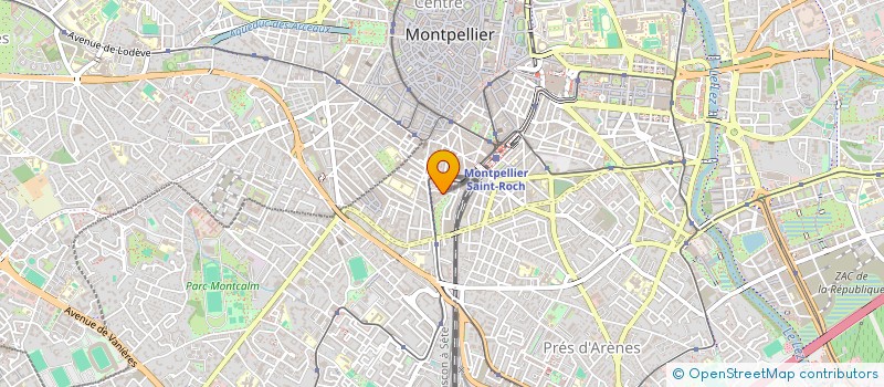 localisation de l'entreprise MADAME ARINIEVA RAZANAMASY à MONTPELLIER