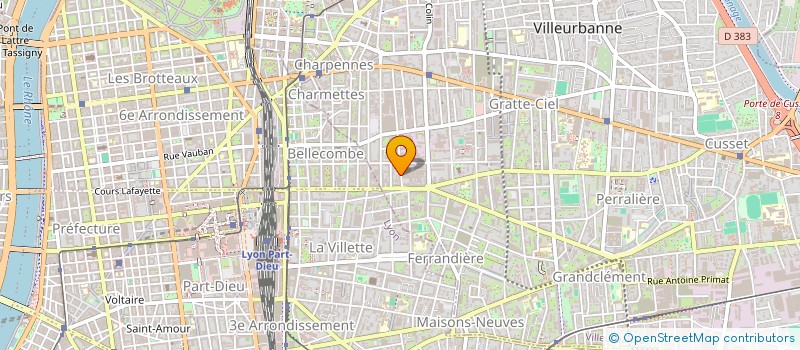 localisation de l'entreprise MADAME ARISSARA MINGKWAN  VILLEURBANNE