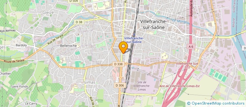 localisation de l'entreprise MADAME ARITANA SANTOS ALVES à VILLEFRANCHE-SUR-SAONE