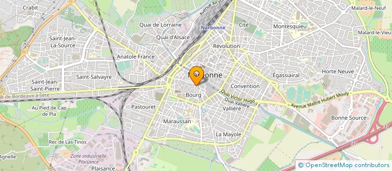 localisation de l'entreprise MADAME ARIYA PROMTUANG  NARBONNE