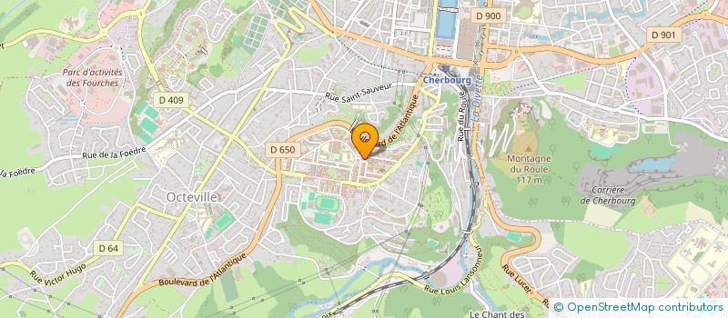 localisation de l'entreprise MADAME ARKANE PARISET  CHERBOURG-EN-COTENTIN